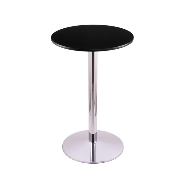 42" 214 Chrome Table, 24" dia. Top